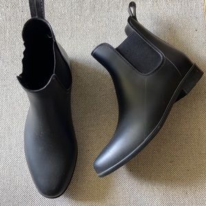 Black Rain Booties